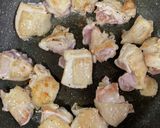 鶏肉とキノコのバター醤油炒め作り方1写真