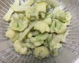 カリフラワーとベーコンのバター炒め作り方1写真