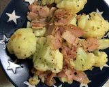 カリフラワーとベーコンのバター炒め作り方4写真