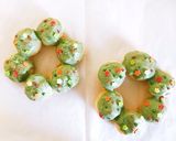 簡単可愛い☆プチシューのクリスマスリース作り方3写真