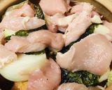 鍋の素●鶏肉＆白菜のかくし海苔キムチ鍋作り方3写真