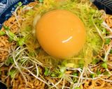 アレンジ●スプラウト&玉子チキンラーメン作り方2写真