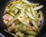 簡単！銀鮭と薩摩芋のバター醤油炒め作り方5写真