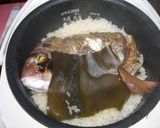 お祝い鯛飯　☆　お頭付き鯛作り方4写真