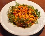 SDGs人参と人参の葉のパスタ 発酵玉葱作り方8写真