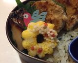 ピーマン肉詰め 鹿と紅葉弁当作り方3写真