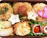 お弁当に一品　余りポテサラで揚げ餃子作り方7写真