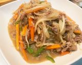 ご飯のお供に！豚のバターポン酢炒め作り方5写真