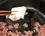 【簡単】味噌豚そぼろ丼　締め！作り方3写真