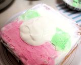バレンタイン・鬼滅の刃風蝶イメージケーキ作り方7写真