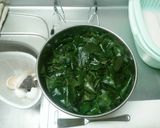 簡単！乾燥わかめのにんにく醤油和え作り方1写真