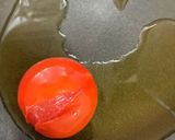 めんつゆトマトのチーズオープンオムレツ作り方1写真