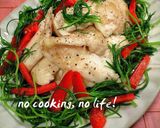 鶏のたたきとおかひじきのサラダ作り方9写真
