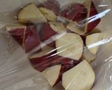 調理時間1分でさつま芋のバター昆布和え作り方2写真