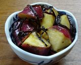 調理時間1分でさつま芋のバター昆布和え作り方6写真