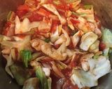 鶏もも肉とキャベツのトマト煮込み♡簡単☆作り方3写真