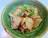 簡単！大根と豚肉の炒め物　作り方2写真