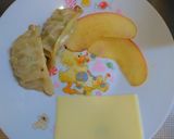 餃子とりんごのサンドイッチ作り方1写真