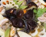 ストウブで筑前煮　-あごだしつゆ-作り方2写真
