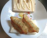 餃子とりんごのサンドイッチ作り方3写真