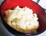 練りごま&ハム&小ネギのポテトサラダ♡作り方1写真