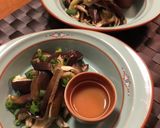 蒸しなすのにんにく味噌がけ作り方5写真