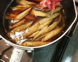 牛ごぼうしぐれ煮作り方2写真