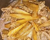牛ごぼうしぐれ煮作り方3写真
