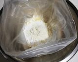 酒粕入り米粉の羽二重餅★袋とレンジで◎作り方2写真