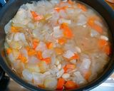 野菜たっぷりスープ作り方5写真