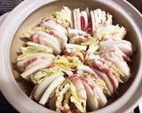 白菜と大根の豚ばらミルフィーユ鍋作り方3写真