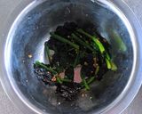 ほうれん草と韓国のりのナムル作り方6写真