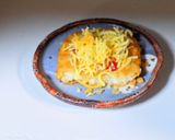 ハッシュドポテトのアラビアータチーズ焼き作り方3写真