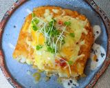 ハッシュドポテトのアラビアータチーズ焼き作り方4写真
