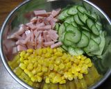 あまくておいしい♪かぼちゃサラダ作り方1写真