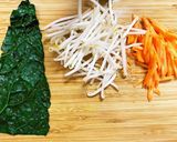 黒キャベツでお肉と野菜の蒸し料理作り方1写真