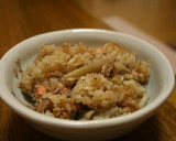 鮭と舞茸の炊き込みご飯作り方6写真