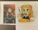 ペンでオブアート！『鬼滅の刃』煉獄杏寿郎作り方4写真