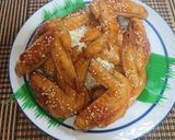 手羽先焼きと柿とりんごサラダ作り方7写真