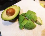 簡単!舞茸と豚コマのアボガドたっぷり炒め作り方1写真