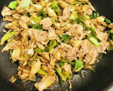 簡単メイン♪長ネギと豚肉の甘辛炒め煮〜☆作り方4写真