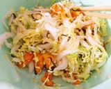 簡単☆白菜と柿の塩昆布サラダ作り方3写真