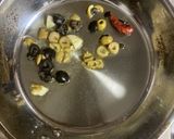 飯蛸とオリーブのスパゲティ。作り方2写真