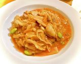 キャベツのトマト煮 タロの弁当晩ご飯編作り方1写真