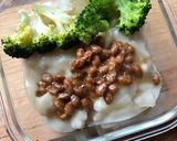 納豆とシチューでドリア風作り方3写真