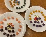 カラフル餡の胡桃最中！プチ和菓子♪作り方4写真