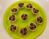 カラフル餡の胡桃最中！プチ和菓子♪作り方5写真
