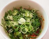 旨辛薬味。ネギユッケ作り方3写真