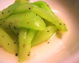 キラキラ♡翡翠色のはす芋マリネ♡オトナ味作り方7写真