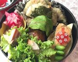 鶏ミンチ大葉焼き 春夏秋冬弁当作り方5写真